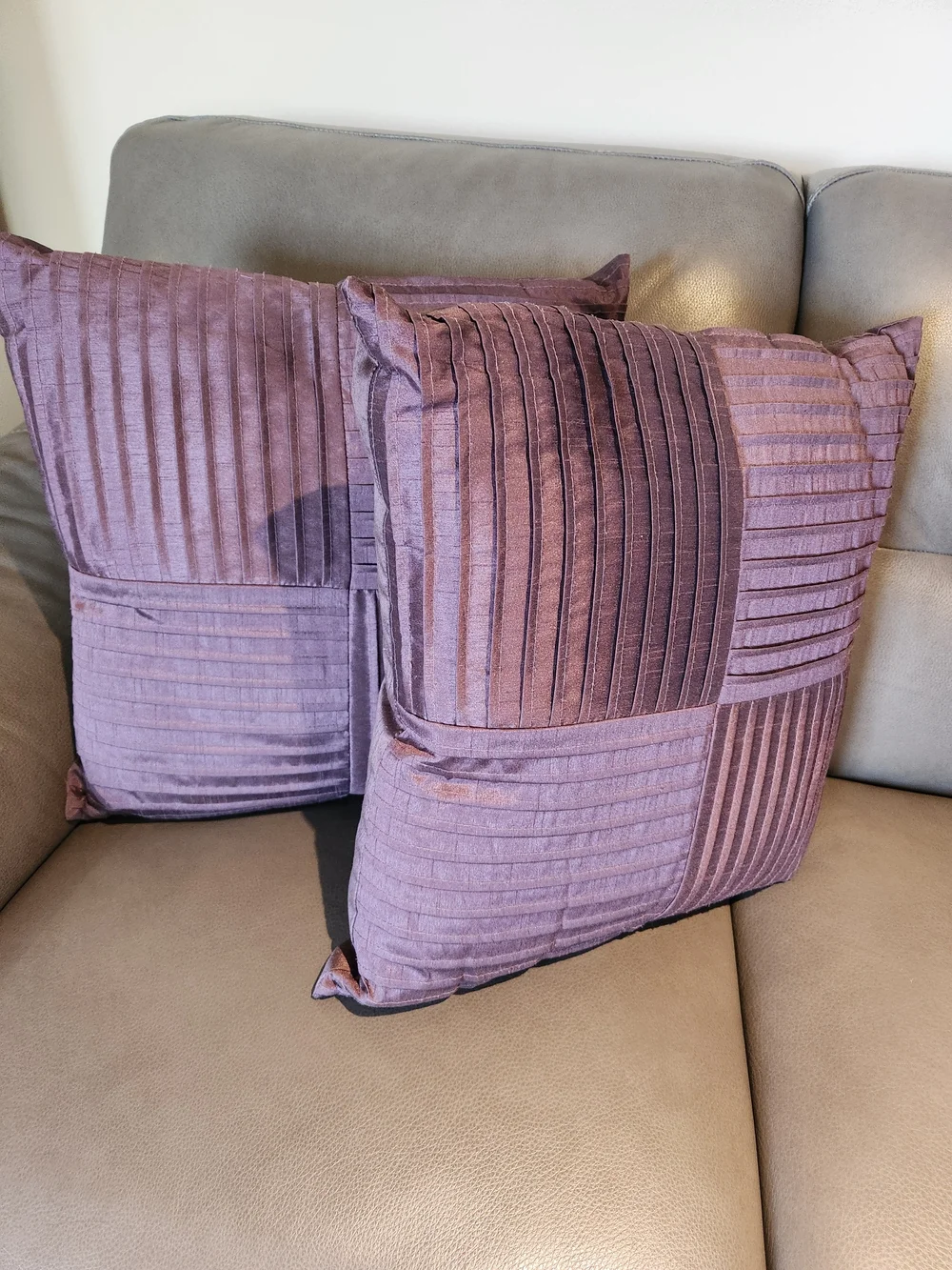 Plush Beautiful Purple Throw Pillows